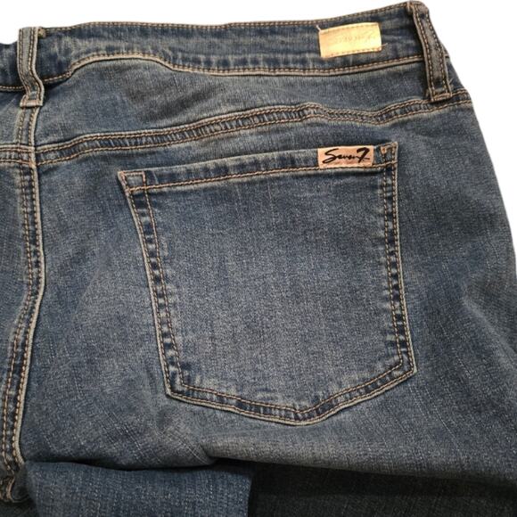 Seven7 Jeweled Rhinestone Stretch Straight Leg‎ Jeans Plus Size 20 - Picture 10 of 14